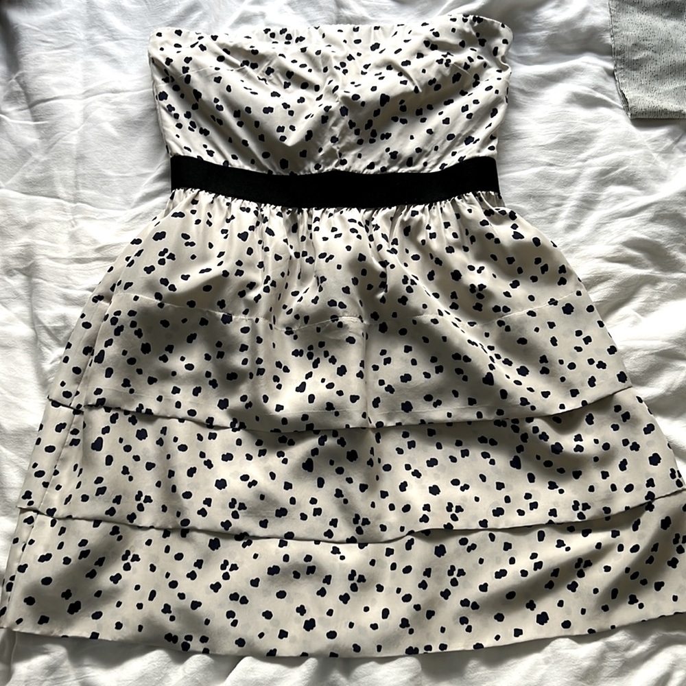 Strapless Theory Silk Dress